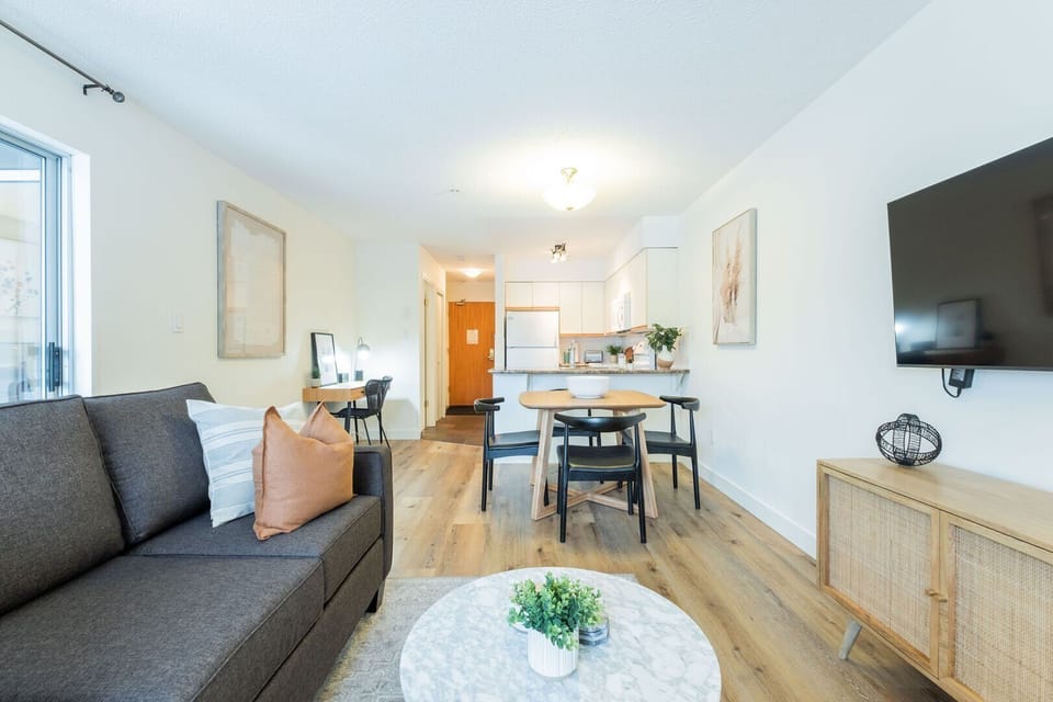 Living area: Pull-out sofa