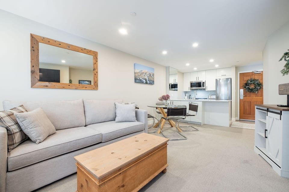 Living area: Pull out sofa