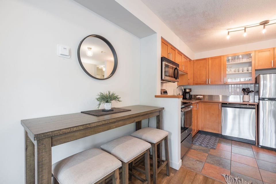 Dining and kitchen area