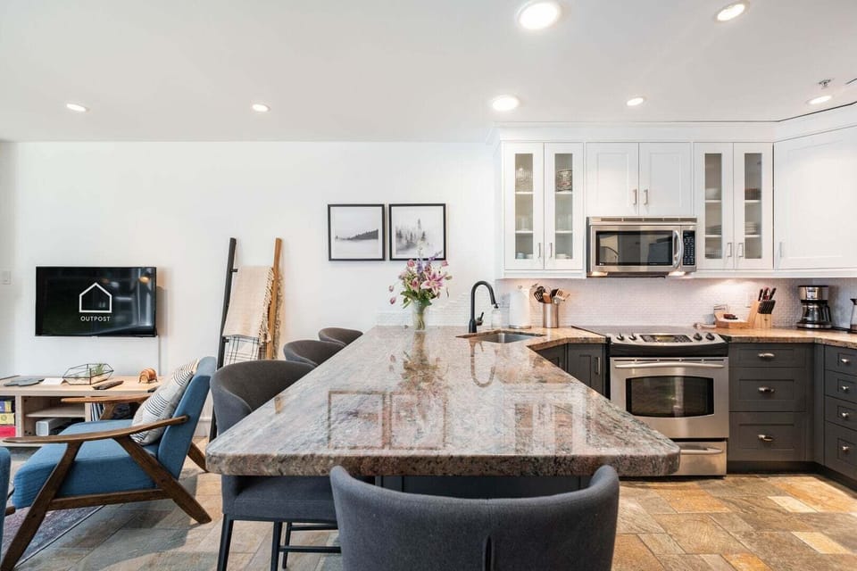 Dining and kitchen area