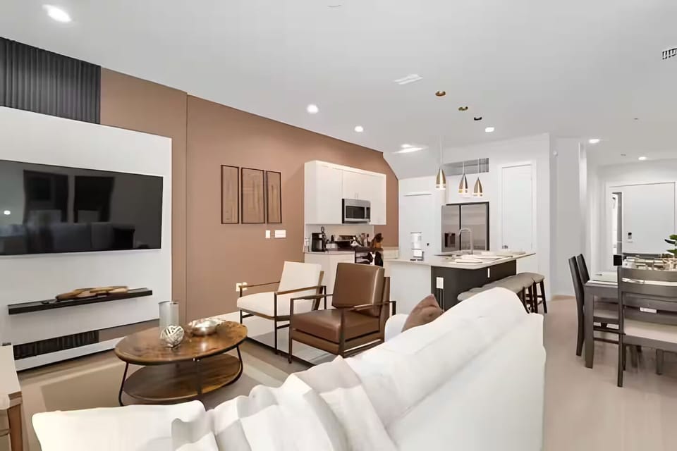 Relax in the spacious living area, designed with comfort and style.