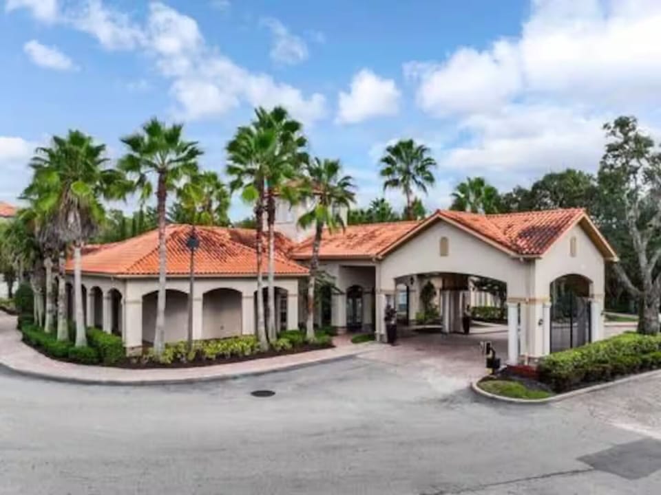 Gated entrance to the resort, welcoming you home.
