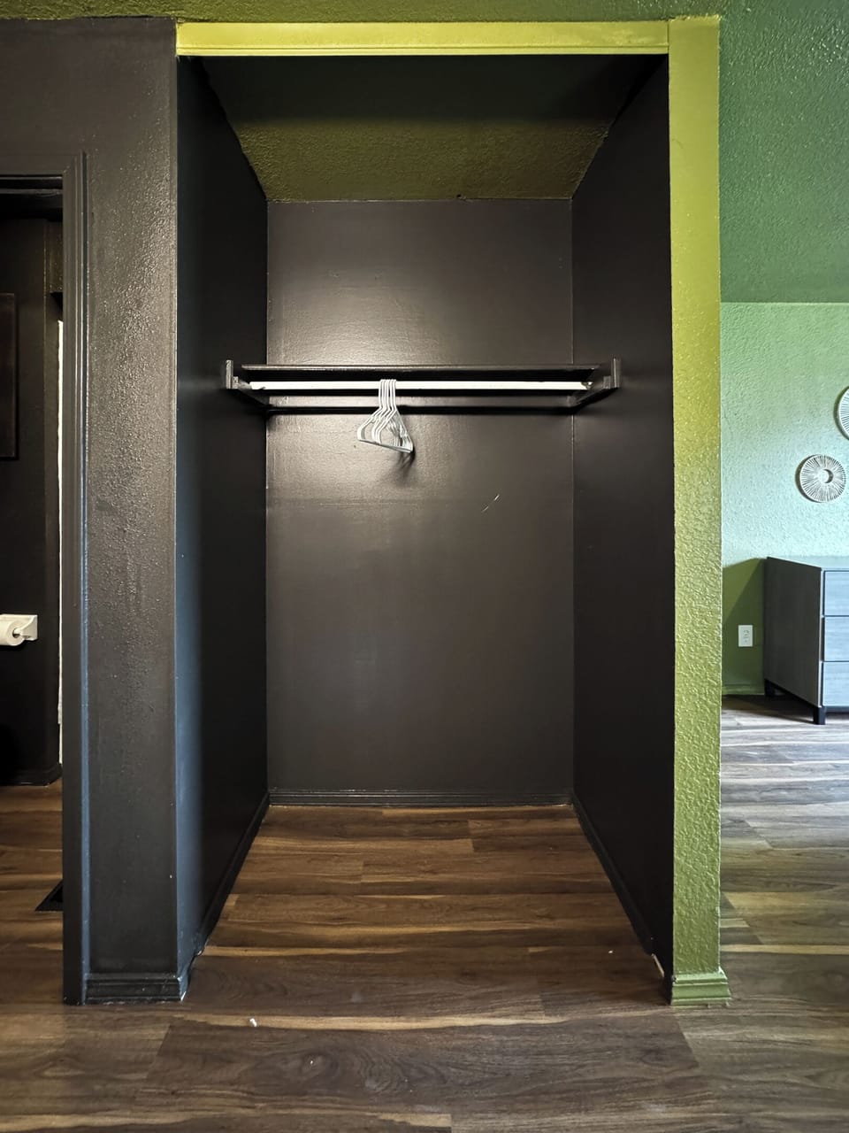Master open closet