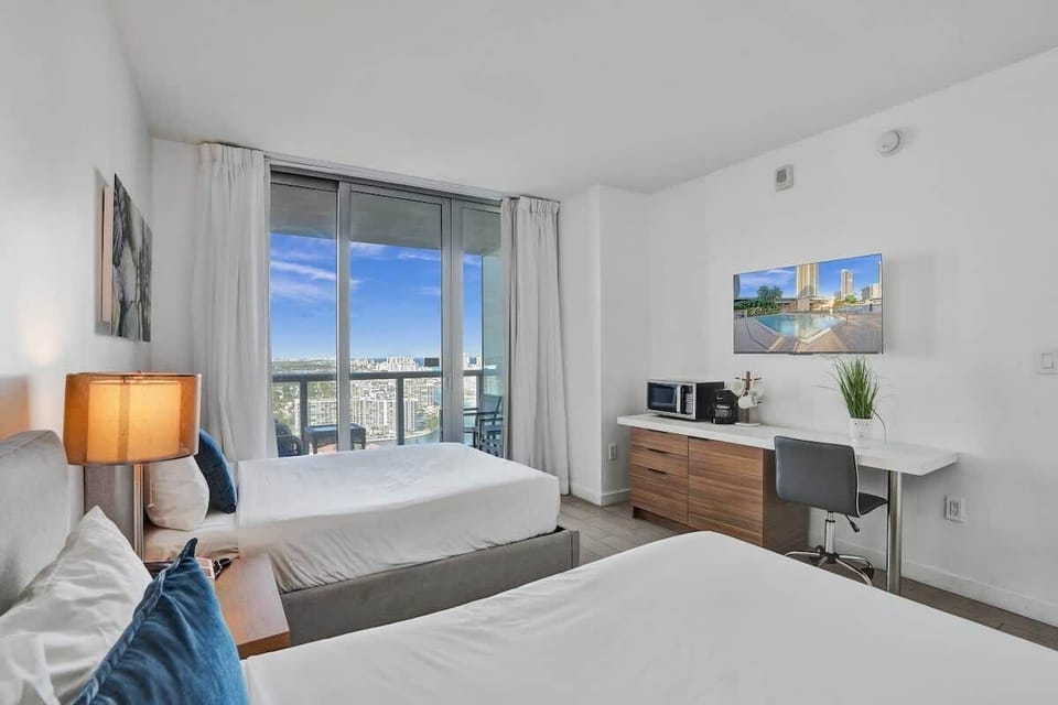 Studio view of the Intracoastal Waterway and Partial Ocean View