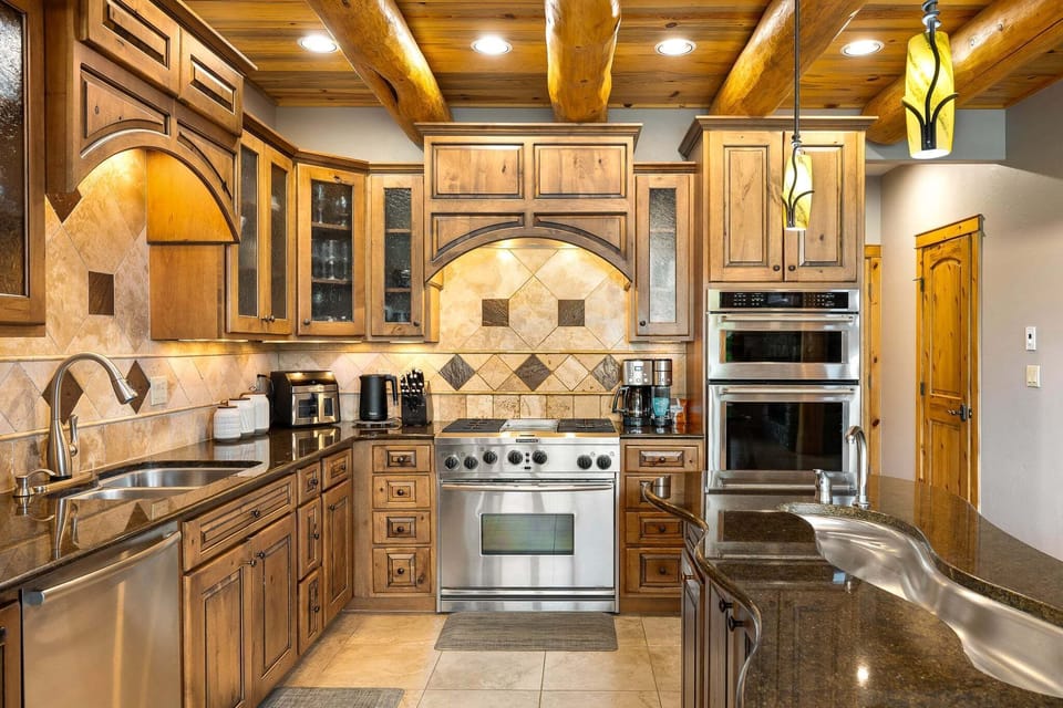 Well-appointed kitchen with stainless steel appliances and all the essentials