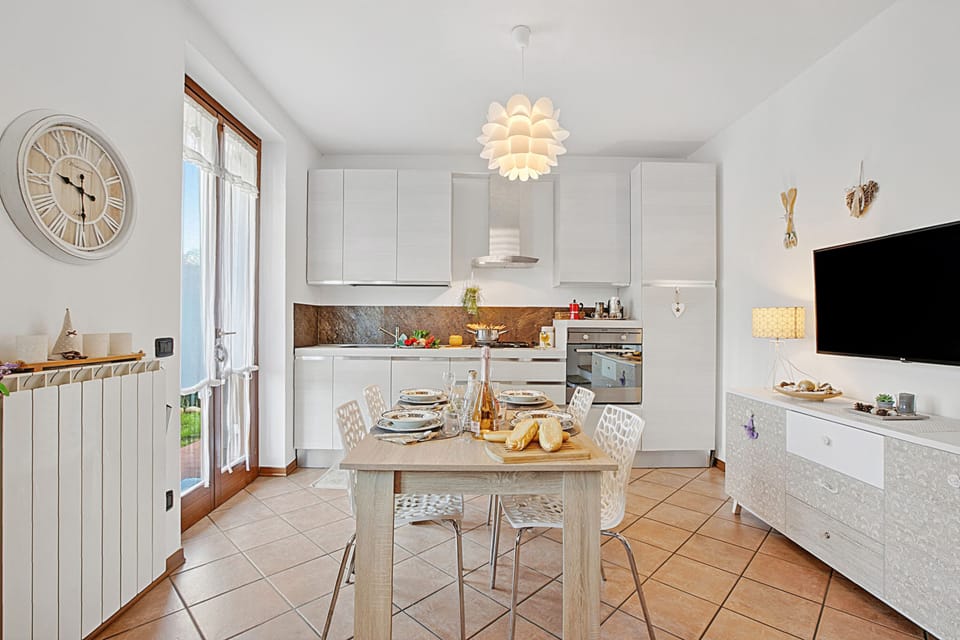Kitchen and dining area
