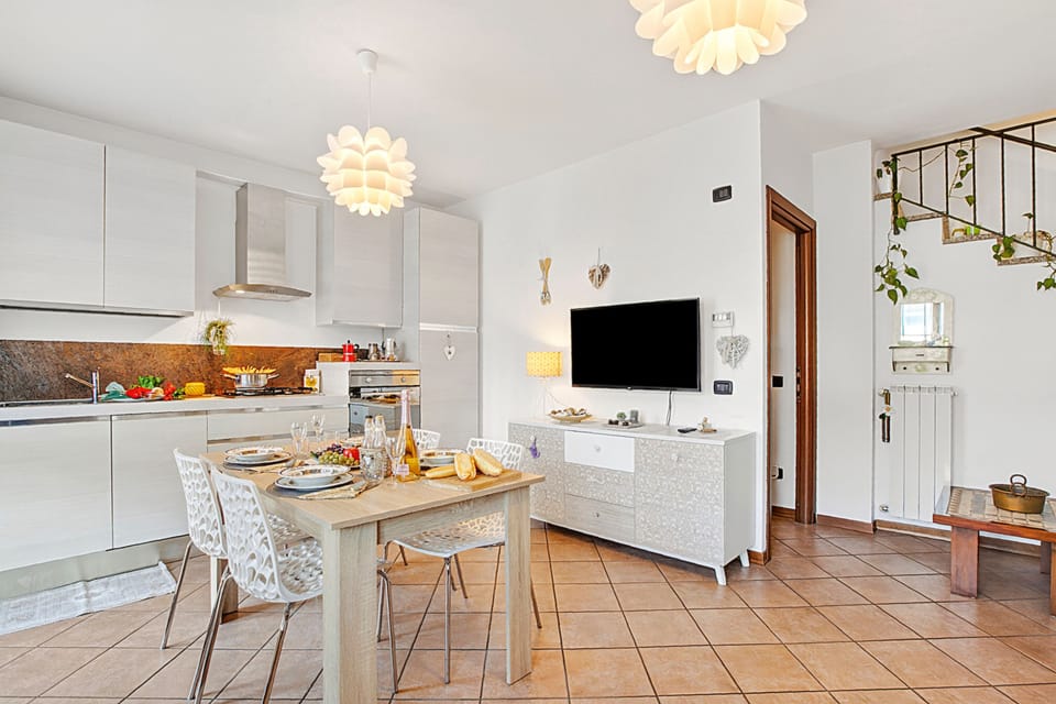 Kitchen and dining area