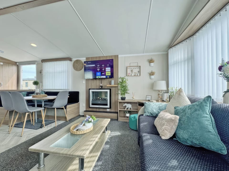 Open plan living space | Swift Loire - North Wales Holidays, Towyn