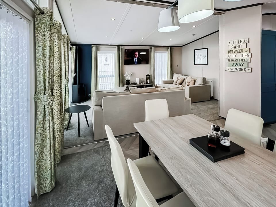 Open plan living space | Monaco Duo - Golden Gate Holidays, Towyn