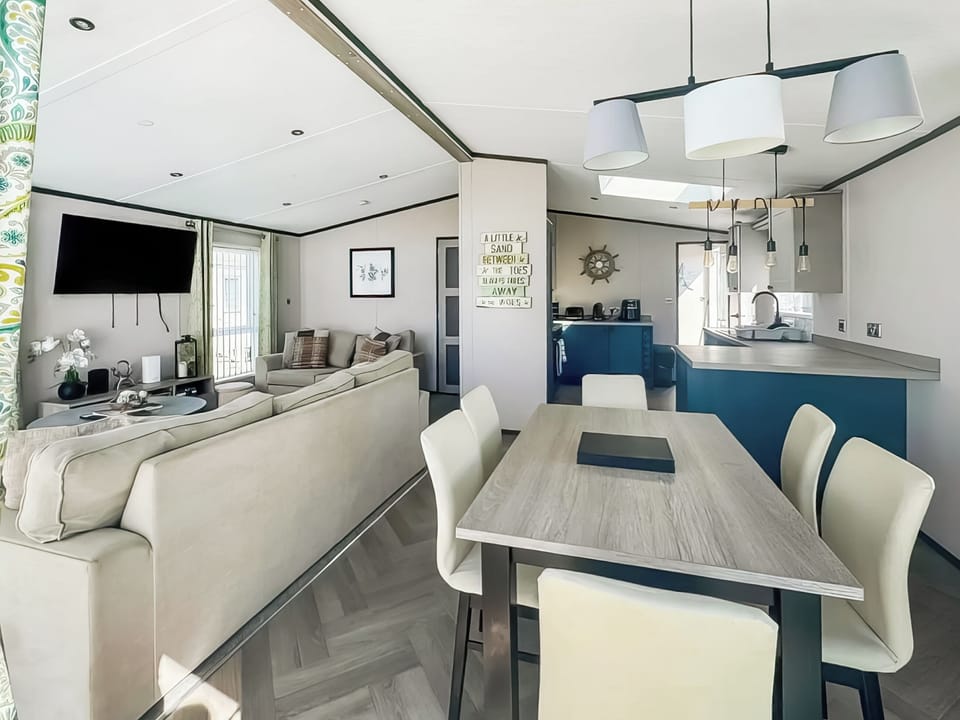 Open plan living space | Monaco Duo - Golden Gate Holidays, Towyn