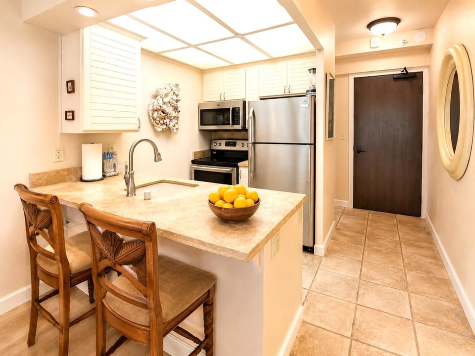 Fully equipped kitchen with generous counter space