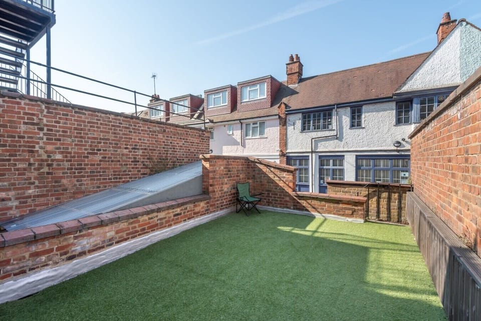Step outside and enjoy your own private rooftop terrace.