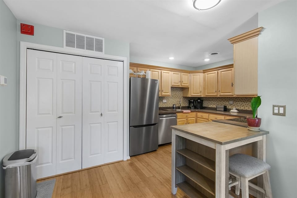Plenty of storage and prep space make this kitchen perfect for families.