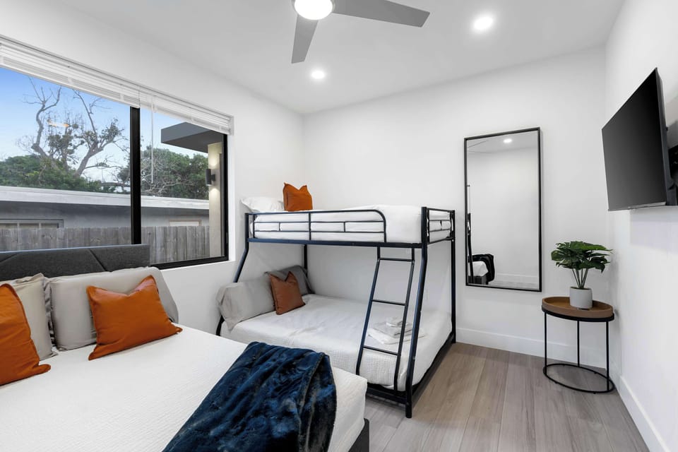 Comfortable bedrooms designed for a restful night's sleep.