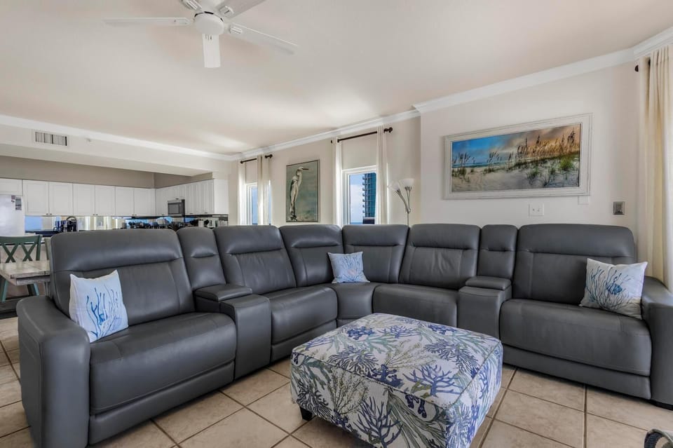 Comfortable living room seating