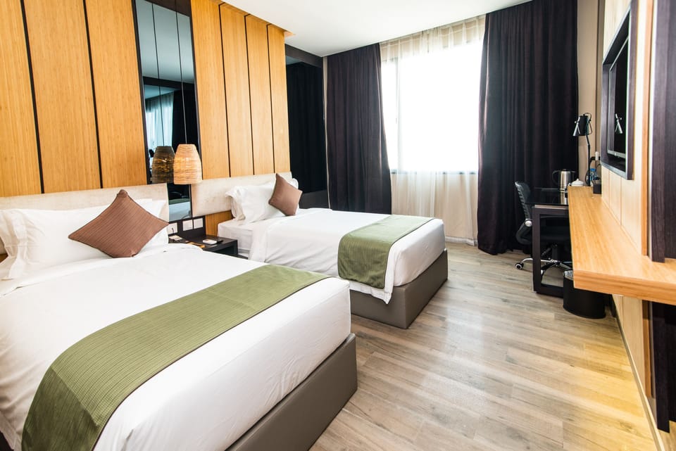 In-room safe, desk, iron/ironing board (on request), WiFi (free)