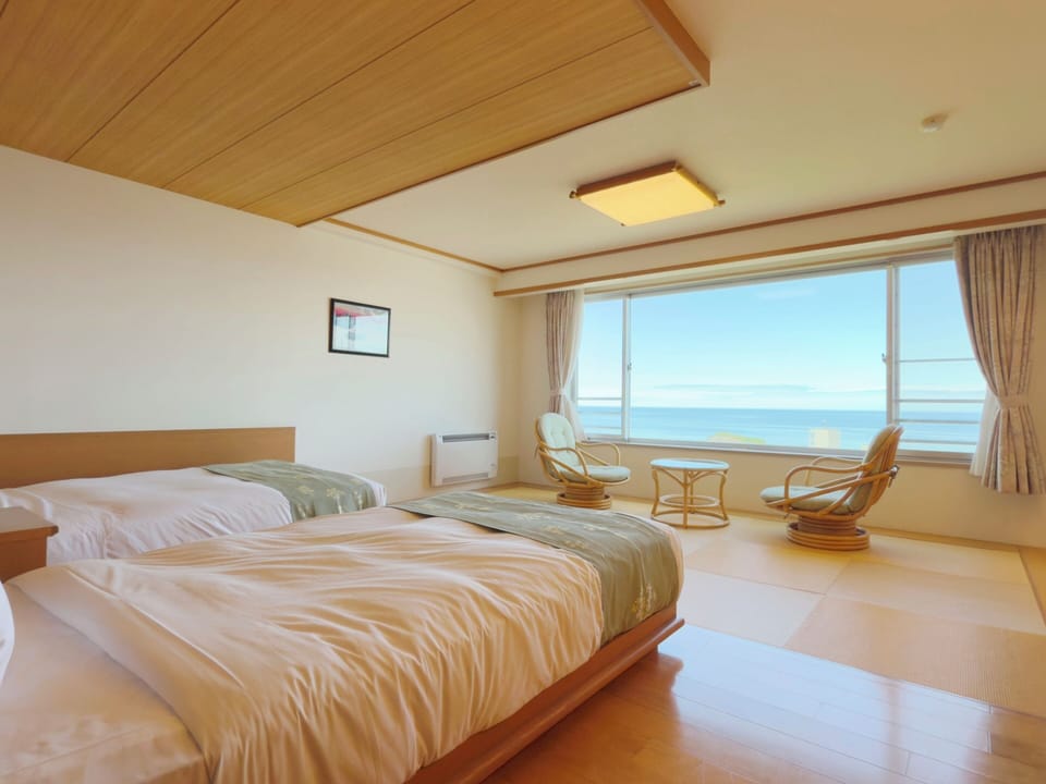 Japanese Style Twin Room, Non Smoking, West Wing | In-room safe, desk, free WiFi, bed sheets