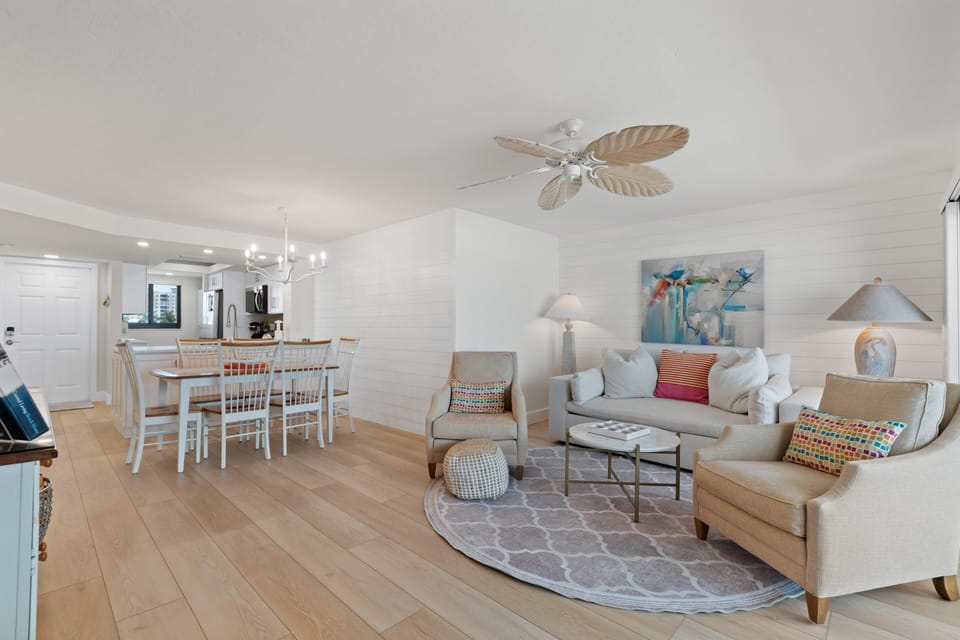 Condo, 1 King Bed with Sofa bed (Carlos Pointe #231 Beach Bum Getaway) | Living area