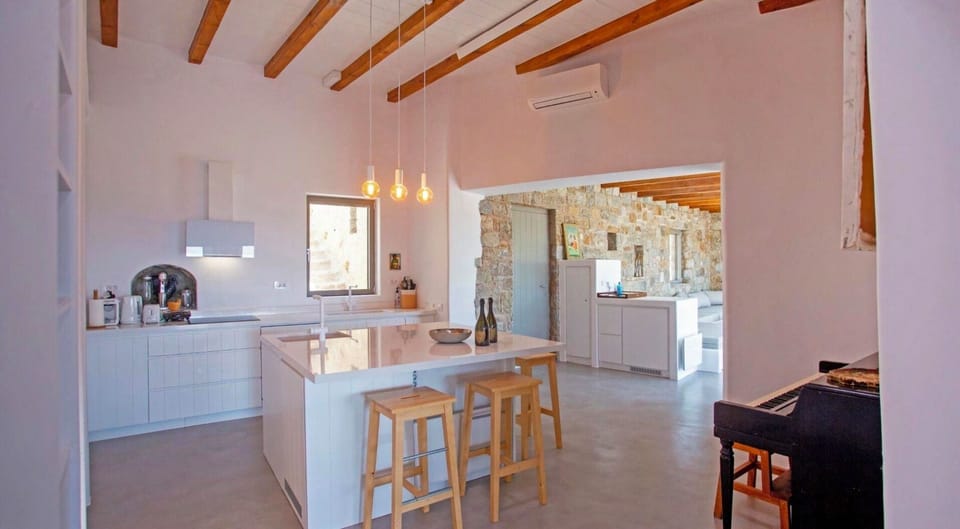 Luxury Villa, 6 Bedrooms, Sea View | Private kitchen | Espresso maker, coffee/tea maker, full-size fridge, electric kettle