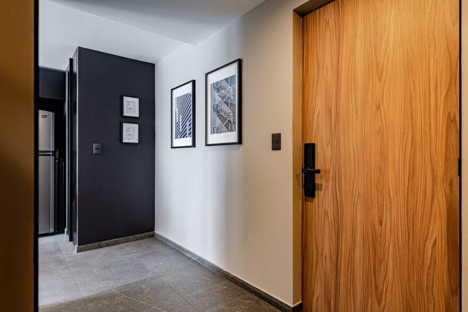 Welcome to the thoughtfully designed interior featuring modern finishes and elegant artwork.