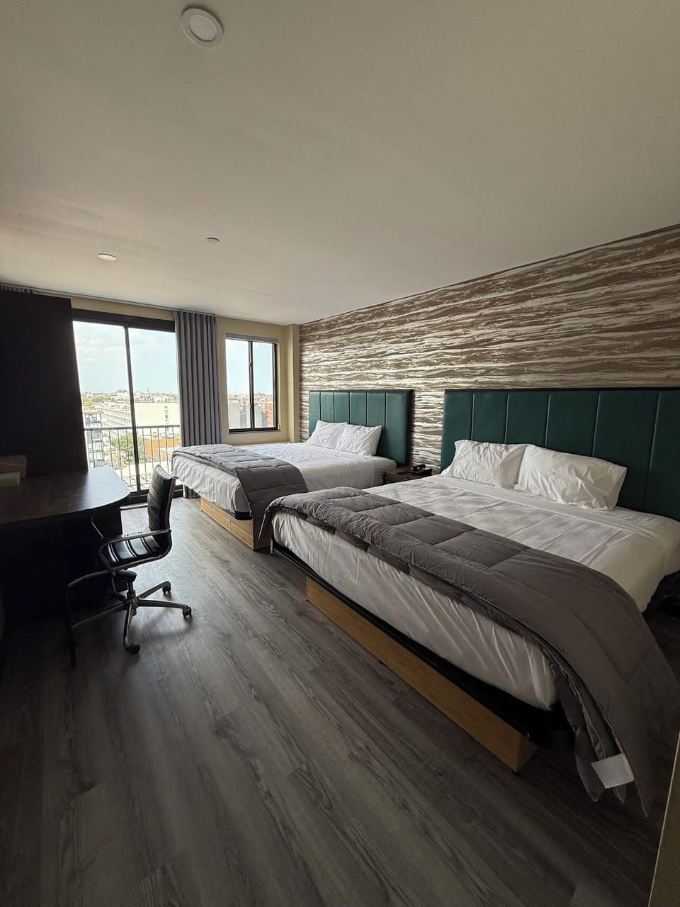 Superior Double Room, Balcony | Desk, laptop workspace, blackout drapes, iron/ironing board