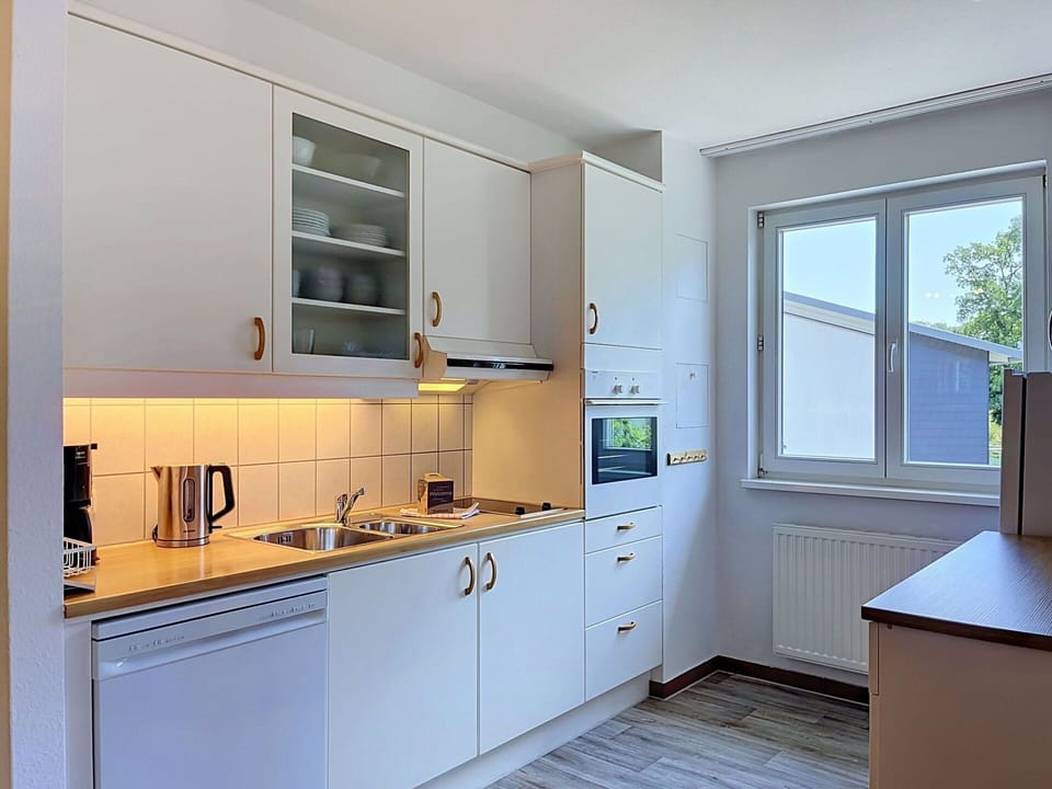 Kitchen, Kitchen Appliance, Countertop, Major Appliance, Cabinetry, Wood, Flooring, Interior Design, Kitchen Sink, Floor