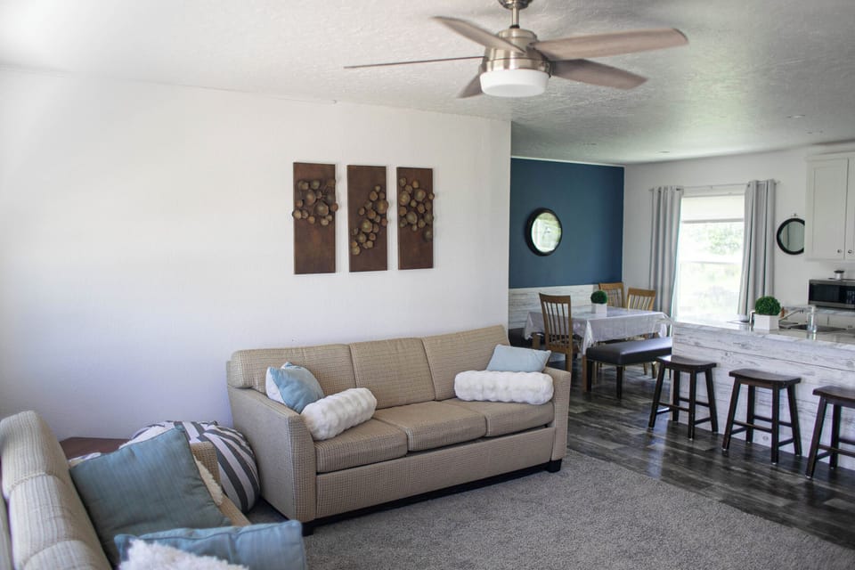 Pull out sleeper sofas give you more sleeping space for unexpected guests.