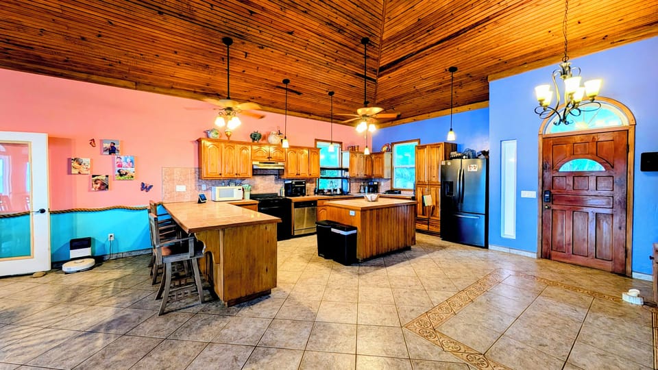 A kitchen for cooking feasts...