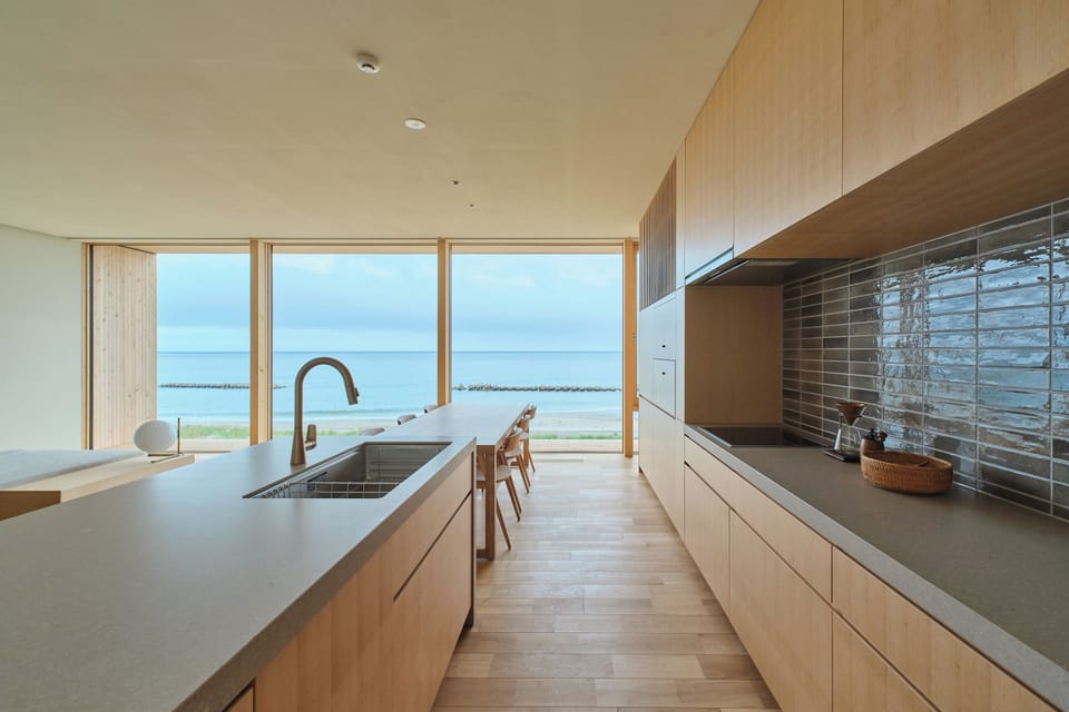Panoramic Villa, Ocean View | Private kitchen | Full-size fridge, microwave, stovetop, cookware/dishes/utensils