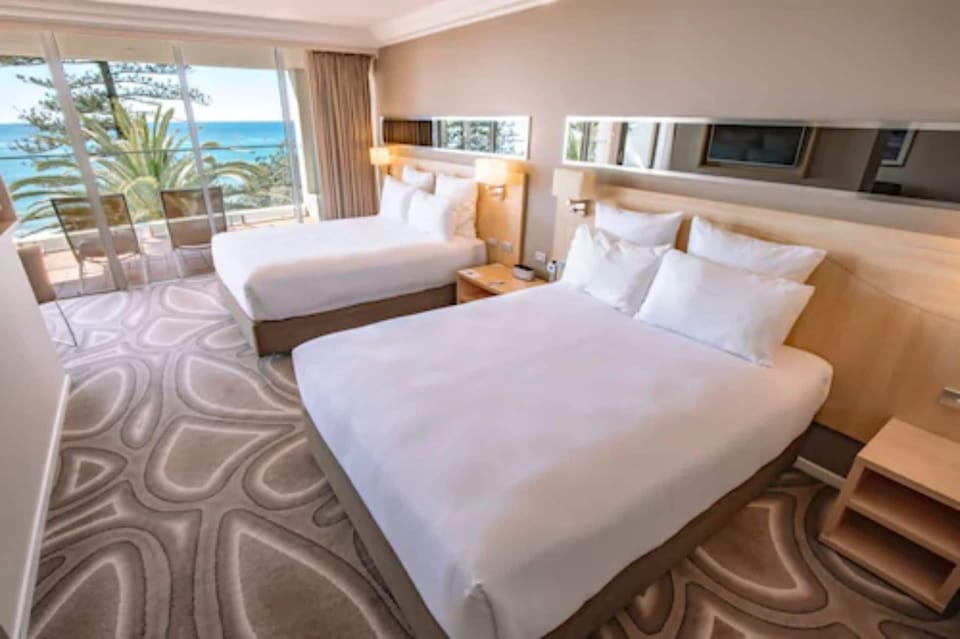 Premium bedding, pillowtop beds, in-room safe, desk