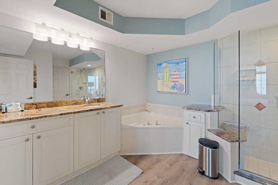 Jacuzzi tub.