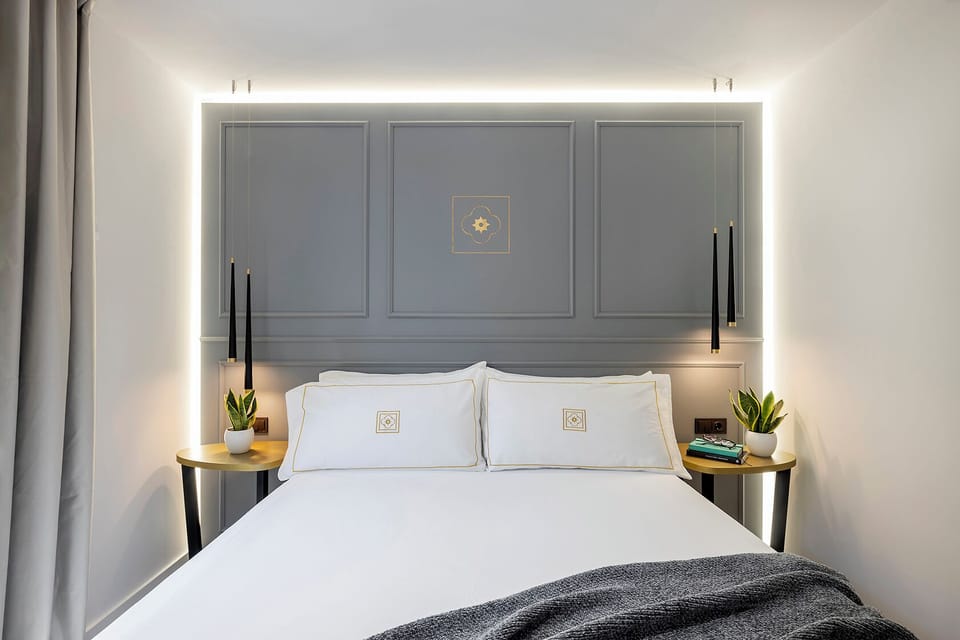 Comfort Double Room | Premium bedding, memory foam beds, in-room safe, desk