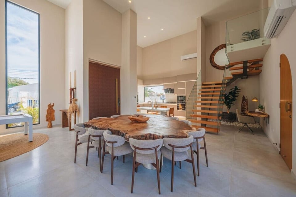 This elegant dining and living space is designed for memorable moments.