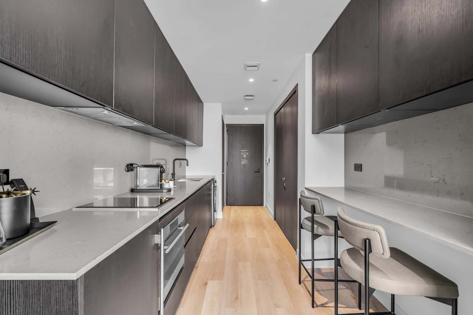 Studio, 1 King Bed, Kitchen, City View (Magic City & Rooftop) | Private kitchen