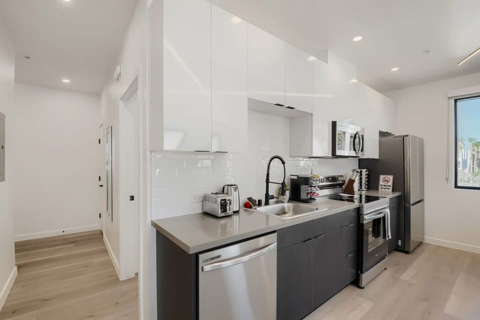 Kitchen with Dishwasher and Microwave