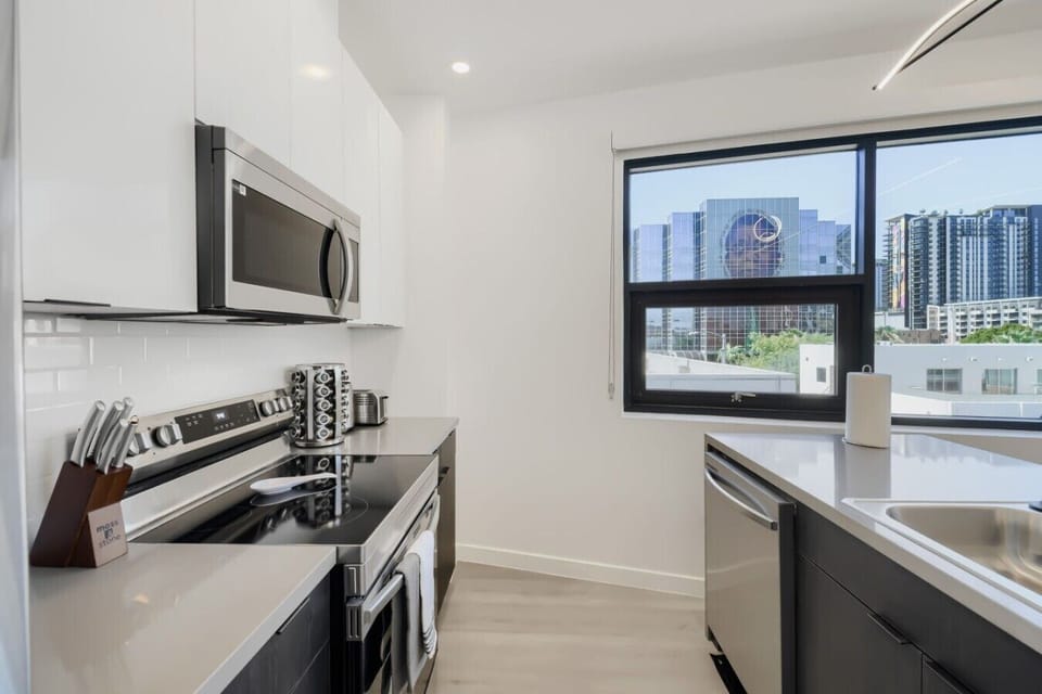 Kitchen with Dishwasher and Microwave