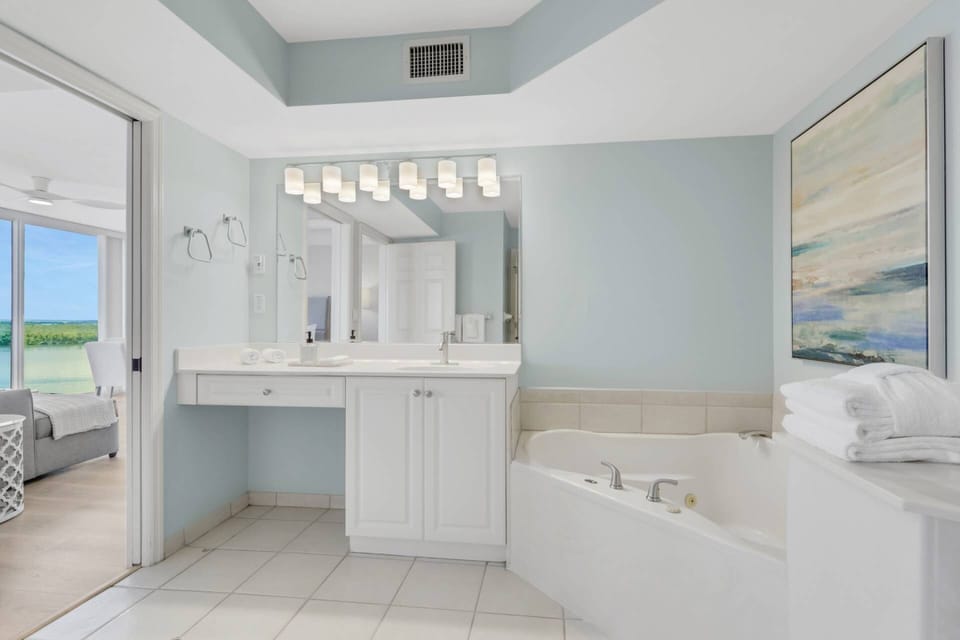 Thoughtfully designed for comfort and convenience, the spacious layout makes getting ready for beach days, or evenings out easy for everyone.