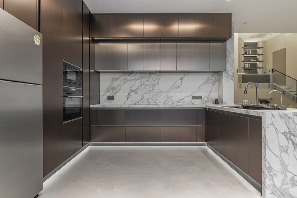 Luxury Villa | Private kitchen | Espresso maker, coffee/tea maker, fridge, microwave