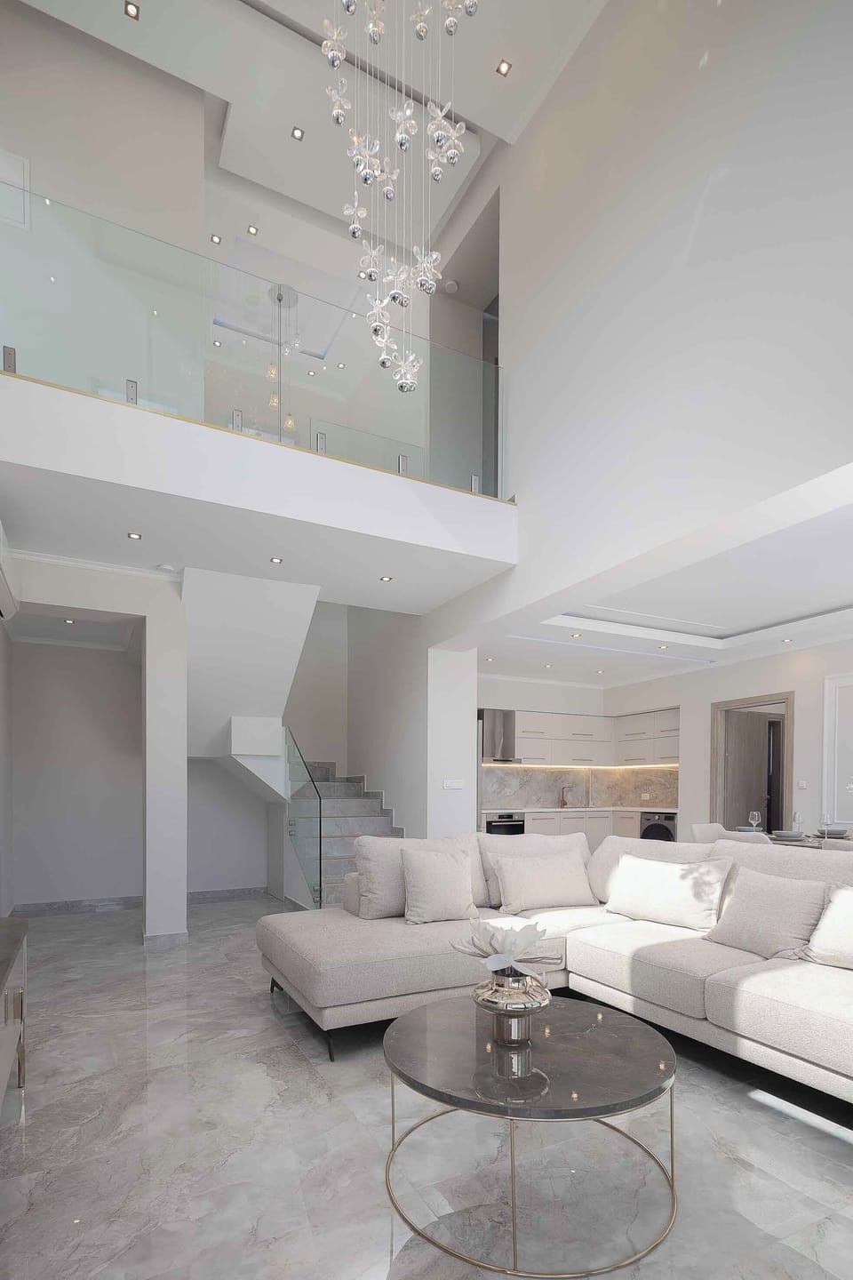 Villa, 3 Bedrooms, Private Pool, Mountain View | Living area | 75-inch Smart TV with satellite channels