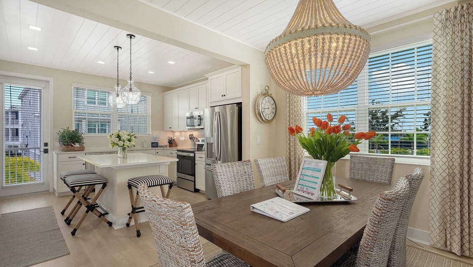 Dining and kitchen area 