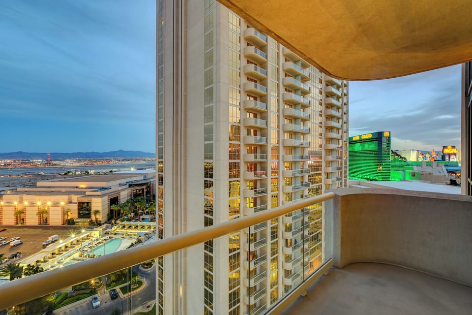 View from private balcony
