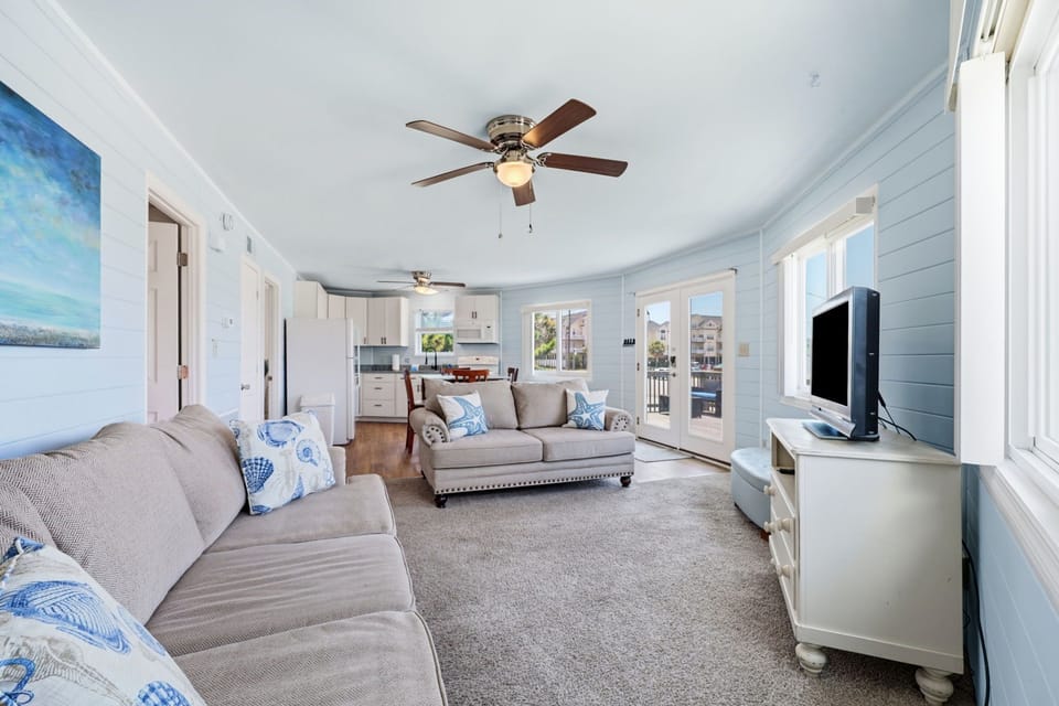 Open-concept layout keeps everyone connected