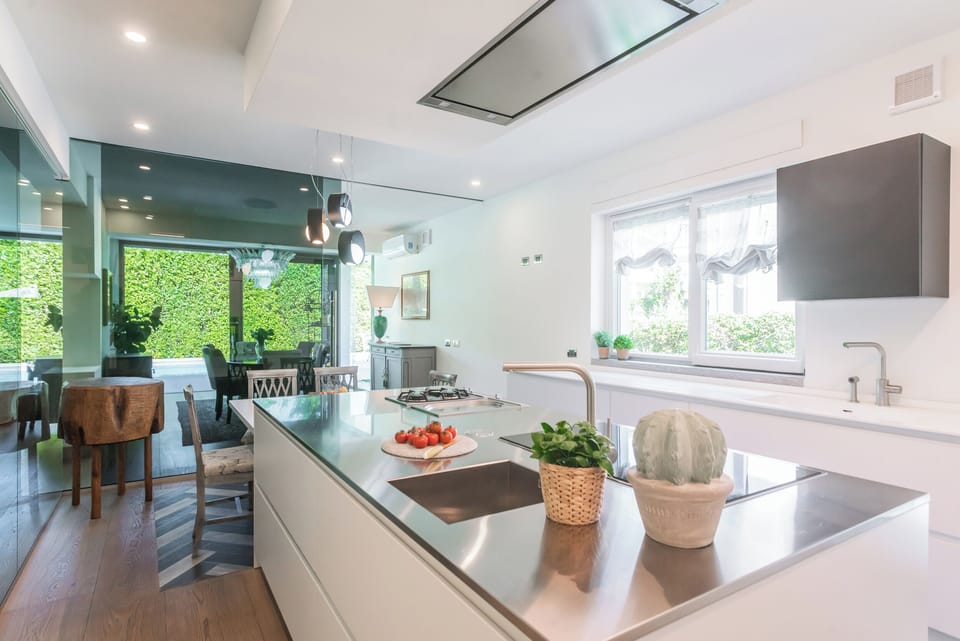 Villa (4 Bedrooms) | Private kitchen | Espresso maker, microwave, oven, electric kettle