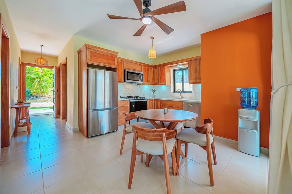 Kitchen and dining area