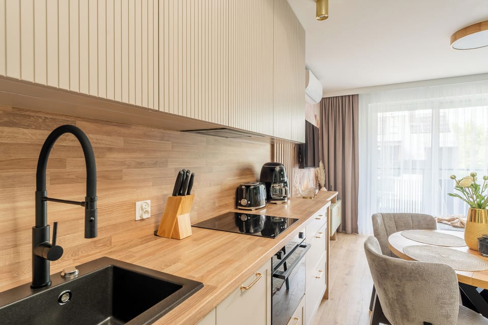 Premium Penthouse, 2 Bedrooms | Private kitchen | Fridge, microwave, stovetop, dishwasher