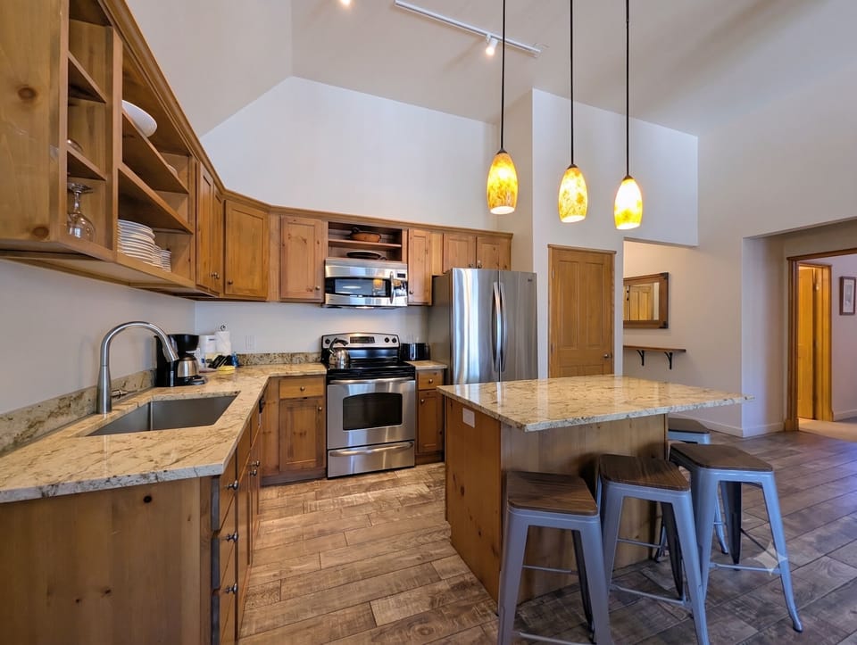 Large and open kitchen, perfect for any chef