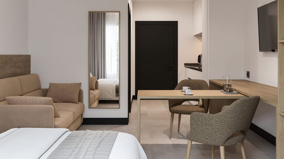 Original Studio with Kitchen - 4 Person | Desk, laptop workspace, cribs (free), WiFi (free)