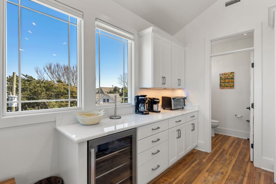 Kitchen and Half Bath, Second Floor