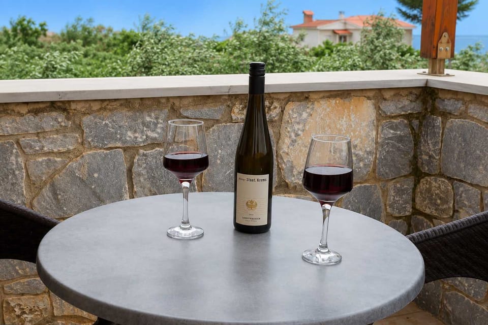 The perfect spot to enjoy local wine and quiet moments in the fresh air.