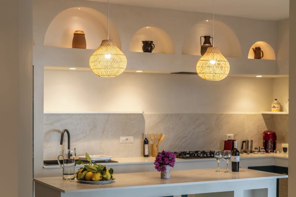 Villa, Sea View | Private kitchen